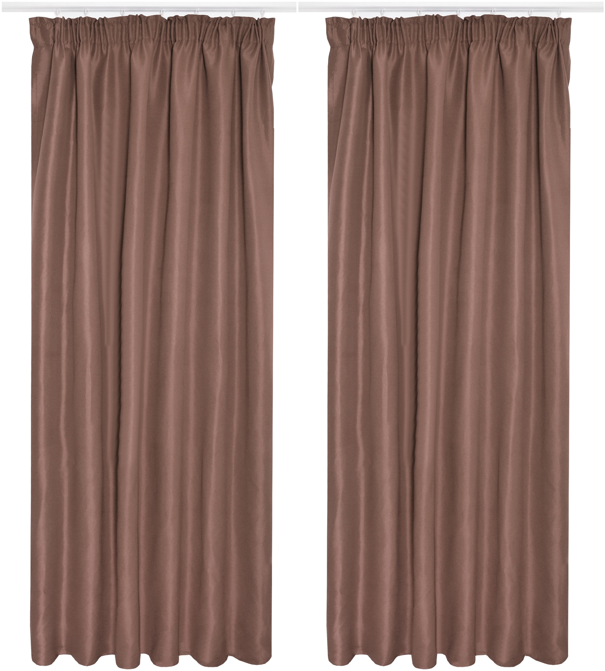 Kräuselband Vorhang Gardine Blickdicht Sichtschutz 140x175